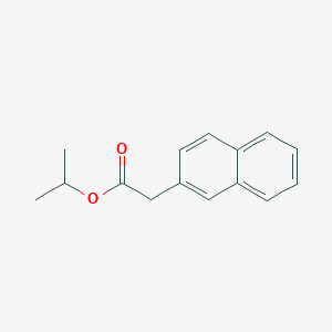 molecular formula C15H16O2 B1628957 2-Naphthaleneacetic acid, 1-methylethyl ester CAS No. 91759-48-7