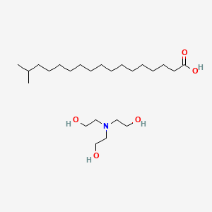 molecular formula C24H51NO5 B1628962 Triethanolamine isostearate CAS No. 88120-12-1