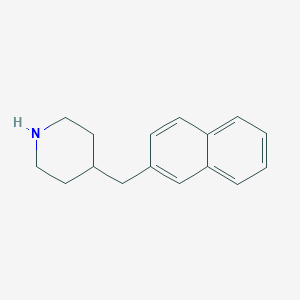 molecular formula C16H19N B1628965 4-[(Naphthalen-2-yl)methyl]piperidine CAS No. 252563-97-6