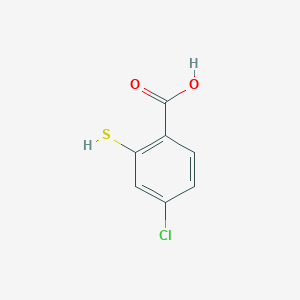 molecular formula C7H5ClO2S B1628968 4-Chloro-2-sulfanylbenzoic acid CAS No. 20324-49-6