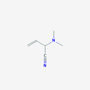 molecular formula C6H10N2 B1628969 2-(Dimethylamino)but-3-enenitrile CAS No. 101132-09-6