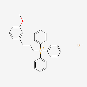 molecular formula C28H28BrOP B1628970 (3-(3-Methoxyphenyl)propyl)triphenylphosphonium bromide CAS No. 28437-33-4