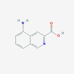 molecular formula C10H8N2O2 B1628971 5-Aminoisoquinoline-3-carboxylic acid CAS No. 80066-71-3