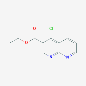 molecular formula C11H9ClN2O2 B1628972 Ethyl 4-chloro-1,8-naphthyridine-3-carboxylate CAS No. 944709-62-0
