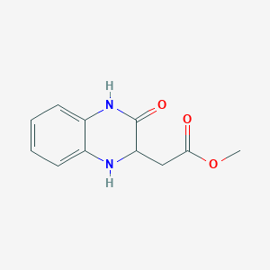 molecular formula C11H12N2O3 B1628978 Methyl 2-(3-oxo-1,2,3,4-tetrahydroquinoxalin-2-YL)acetate CAS No. 491850-48-7