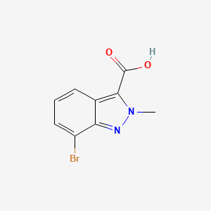 molecular formula C9H7BrN2O2 B1628982 7-Bromo-2-methyl-2H-indazole-3-carboxylic acid CAS No. 701910-30-7