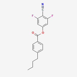 molecular formula C18H15F2NO2 B1628984 4-Cyano-3,5-difluorophenyl 4-butyl-benzoate CAS No. 337367-02-9