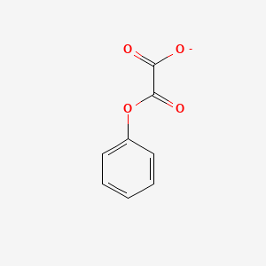 molecular formula C8H5O4- B1628987 Oxo(phenoxy)acetate CAS No. 46115-41-7
