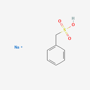molecular formula C7H8NaO3S+ B1628988 Sodium;phenylmethanesulfonic acid CAS No. 57267-76-2