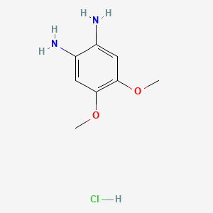 molecular formula C8H13ClN2O2 B1628989 4,5-二甲氧基苯-1,2-二胺盐酸盐 CAS No. 88580-71-6