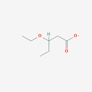 molecular formula C7H13O3- B1628991 3-Ethoxypentanoate CAS No. 94825-54-4