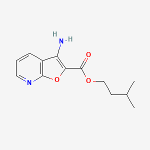 molecular formula C13H16N2O3 B1628992 Isopentyl 3-aminofuro[2,3-b]pyridine-2-carboxylate CAS No. 371943-09-8