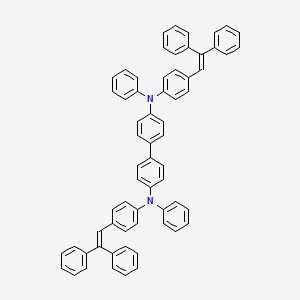 molecular formula C64H48N2 B1628994 4-(2,2-diphenylethenyl)-N-[4-[4-(N-[4-(2,2-diphenylethenyl)phenyl]anilino)phenyl]phenyl]-N-phenylaniline CAS No. 218598-81-3