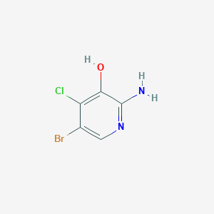 molecular formula C5H4BrClN2O B1628995 2-Amino-5-bromo-4-chloro-3-hydroxypyridine CAS No. 1003710-63-1