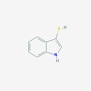 molecular formula C8H7NS B016290 1H-Indol-3-thiol CAS No. 480-94-4