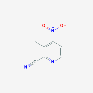 molecular formula C7H5N3O2 B1629006 3-Methyl-4-nitropyridine-2-carbonitrile CAS No. 30235-13-3
