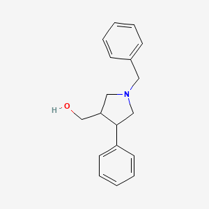 molecular formula C18H21NO B1629010 1-Benzyl-4-phenyl-3-pyrrolidinemethanol CAS No. 221141-87-3