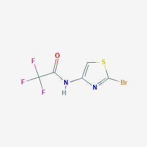 molecular formula C5H2BrF3N2OS B1629035 N-(2-溴噻唑-4-基)-2,2,2-三氟乙酰胺 CAS No. 59134-90-6