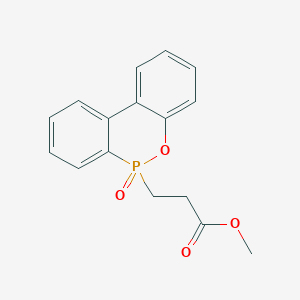 B1629039 9,10-Dihydro-9-oxa-10-phosphaphenanthrene-10-propanoic acid methyl ester 10-oxide CAS No. 63562-42-5