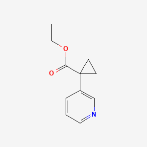 molecular formula C11H13NO2 B1629043 Ethyl 1-(pyridin-3-YL)cyclopropanecarboxylate CAS No. 351421-95-9