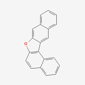 molecular formula C20H12O B1629046 二萘并[2,1-b:2',3'-d]呋喃 CAS No. 204-91-1
