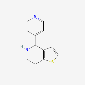 B1629049 4-(Pyridin-4-YL)-4,5,6,7-tetrahydrothieno[3,2-C]pyridine CAS No. 213462-07-8