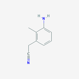 molecular formula C9H10N2 B1629056 3-Amino-2-methylphenylacetonitrile CAS No. 219312-27-3