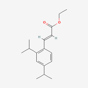 molecular formula C17H24O2 B1629057 Ethyl 3-[2,4-bis(1-methylethyl)phenyl]acrylate CAS No. 32580-72-6
