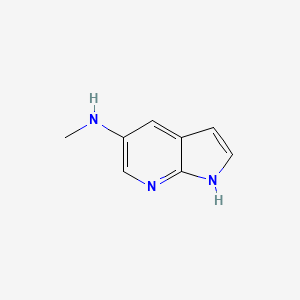 molecular formula C8H9N3 B1629060 N-methyl-1H-pyrrolo[2,3-b]pyridin-5-amine CAS No. 651744-44-4