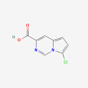 B1629070 7-Chloropyrrolo[1,2-c]pyrimidine-3-carboxylic acid CAS No. 752981-45-6