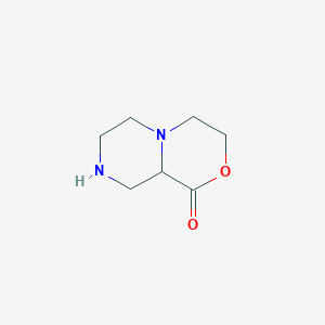 molecular formula C7H12N2O2 B1629079 六氢吡嗪并[2,1-c][1,4]恶嗪-1(6H)-酮 CAS No. 365532-11-2