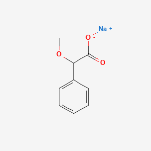 molecular formula C9H9NaO3 B1629093 α-甲氧基苯乙酸钠盐 CAS No. 63450-88-4