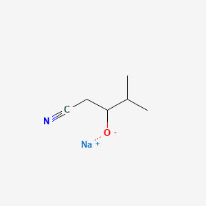 molecular formula C6H10NNaO B1629098 Sodium 1-cyano-3-methylbutan-2-olate CAS No. 655235-31-7