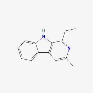 molecular formula C14H14N2 B1629099 1-乙基-3-甲基-9H-吡啶并[3,4-b]吲哚 CAS No. 401462-17-7