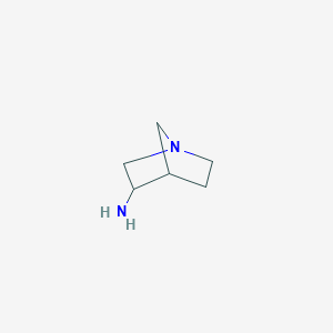 molecular formula C6H12N2 B1629100 1-Azabicyclo[2.2.1]heptan-3-amine CAS No. 773056-73-8
