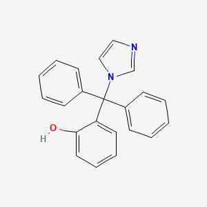 molecular formula C22H18N2O B1629106 2-(1h-Imidazol-1-yldiphenylmethyl)phenol CAS No. 35645-49-9