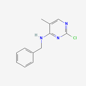 molecular formula C12H12ClN3 B1629107 N-苄基-2-氯-5-甲基嘧啶-4-胺 CAS No. 91396-13-3