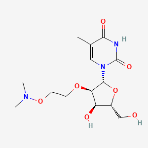 molecular formula C14H23N3O7 B1629112 2'-O-{2-[(Dimethylamino)oxy]ethyl}-5-methyluridine CAS No. 212061-28-4