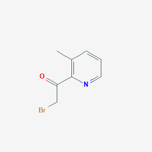 molecular formula C8H8BrNO B1629113 2-Bromo-1-(3-methylpyridin-2-yl)ethanone CAS No. 220270-42-8