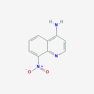 molecular formula C9H7N3O2 B1629123 8-Nitroquinolin-4-amine CAS No. 89770-26-3