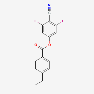 B1629127 4-Cyano-3,5-difluorophenyl 4-ethyl-benzoate CAS No. 337367-01-8