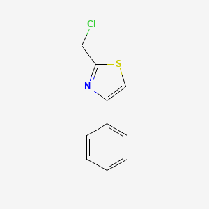 B1629137 2-(Chloromethyl)-4-phenyl-1,3-thiazole CAS No. 65385-00-4