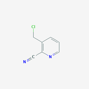 molecular formula C7H5ClN2 B1629145 3-(Chloromethyl)pyridine-2-carbonitrile CAS No. 205984-76-5