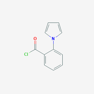 molecular formula C11H8ClNO B162916 2-(1H-Pyrrol-1-yl)benzoyl chloride CAS No. 133662-28-9
