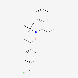 molecular formula C23H32ClNO B1629170 N-叔丁基-O-[1-[4-(氯甲基)苯基]乙基]-N-(2-甲基-1-苯基丙基)羟胺 CAS No. 227000-85-3