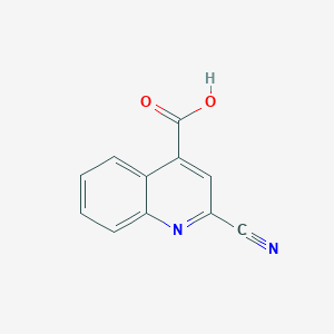 molecular formula C11H6N2O2 B1629171 2-氰基喹啉-4-羧酸 CAS No. 408531-38-4