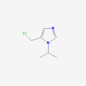 molecular formula C7H11ClN2 B1629175 5-(Chloromethyl)-1-isopropyl-1H-imidazole CAS No. 776290-49-4