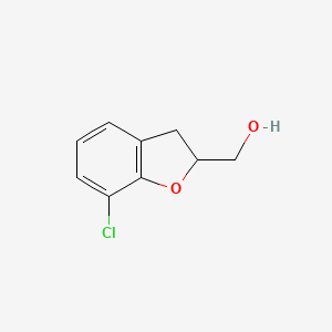 molecular formula C9H9ClO2 B1629179 (7-Chloro-2,3-dihydrobenzofuran-2-yl)methanol CAS No. 26018-44-0