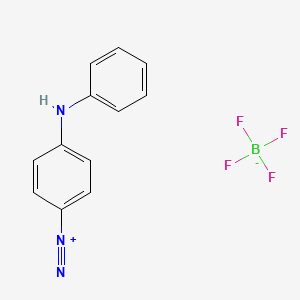 molecular formula C12H10BF4N3 B1629181 4-(Phenylamino)benzenediazonium tetrafluoroborate CAS No. 2367-19-3