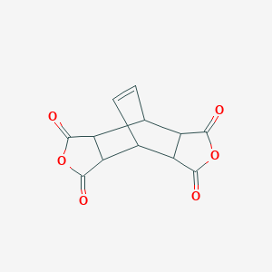 molecular formula C12H8O6 B162919 Bicyclo[2.2.2]oct-7-ene-2,3,5,6-tetracarboxylic Dianhydride CAS No. 1719-83-1